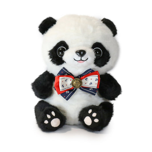Tux Panda: A Dressy Plush Toy Made for Celebrations and Playing Host