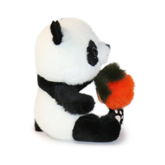 Perry Panda: A Sweet Plush Toy Companion with a Persimmon Surprise