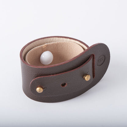 Give Calm — Alex + Aria Leather Acupressure Bracelets for a Parent in Need