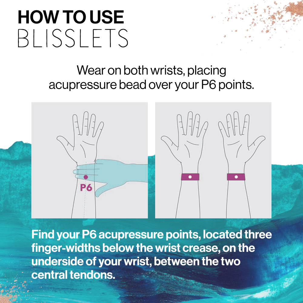 Give Calm — Alex + Aria Leather Acupressure Bracelets for a Parent in Need