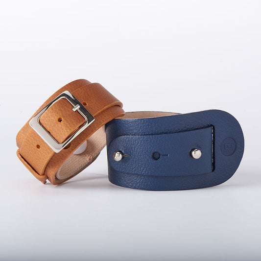 Give Calm — Lucy + Clare Leather Acupressure Bracelets for a Parent in Need